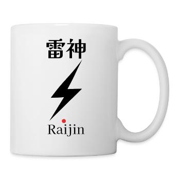Raijin – Japanischer Donnergott | Torii Apparel - Tasse - Weiß - Rechts