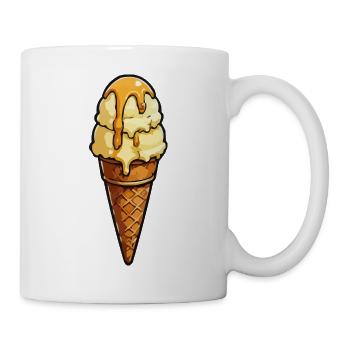 Karamelldrip EisKegel - Mug - white - Right