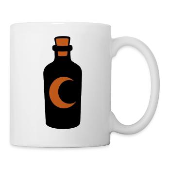 Halbmond Zaubertrank Flasche - Tasse - Weiß - Rechts