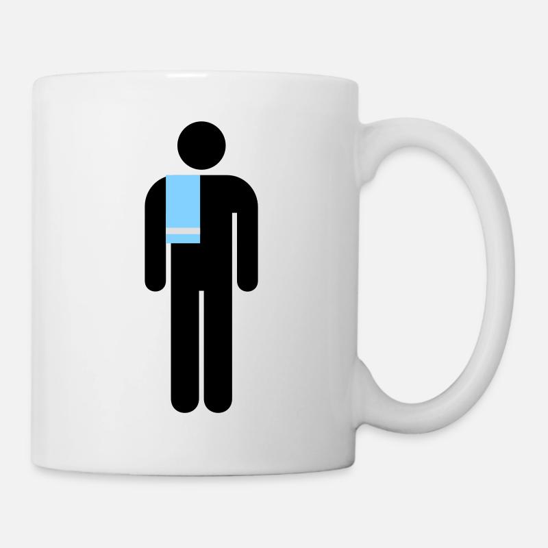 Hitchhiker's Guide to shield - Mug - white
