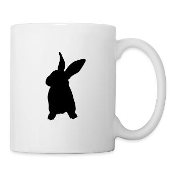Kaninchen - Tasse - Weiß - Rechts