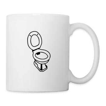 shit wc Toilet1 - Mug - white - Right