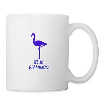 Blue Flamingo - Tasse - Weiß - Rechts