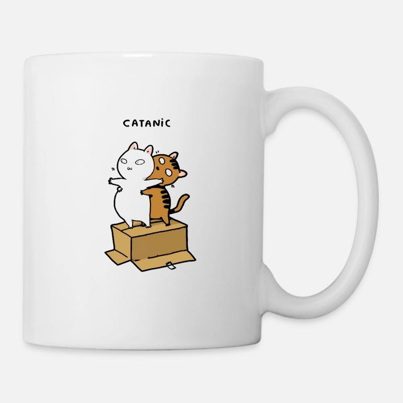 Cadeau Catanic Main Coon pour chat persan - Mug blanc - blanc