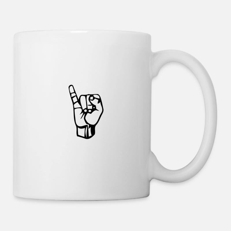 Petit doigt - Mug blanc - blanc