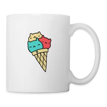 Cat - Meow - Kitten - Hangover - Ice - Mug - white - Right