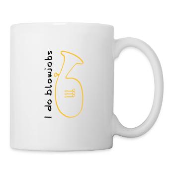 I do blowjobs Baritone - Tasse - Weiß - Rechts