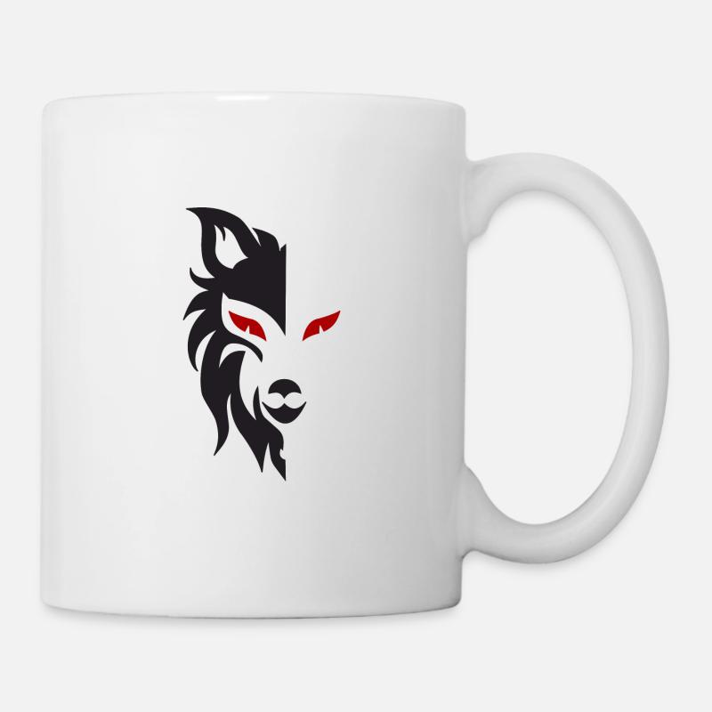 Wolf logo - Mug - white
