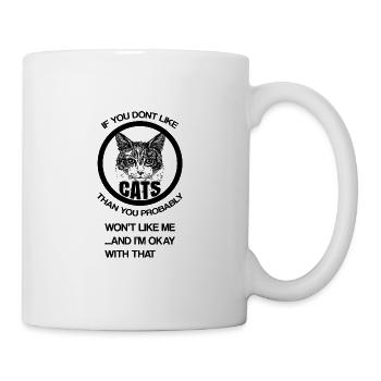 Cat Shirt · CATS · Gift - Mug - white - Right