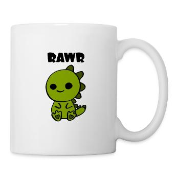 Dino T Rex Suess Rawr - Mug blanc - blanc - Droite