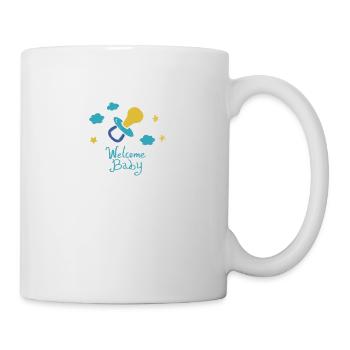 welcome baby - Mug blanc - blanc - Droite
