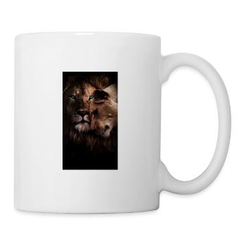 Lioness and Leo: Dark Closeness - Mug - white - Right