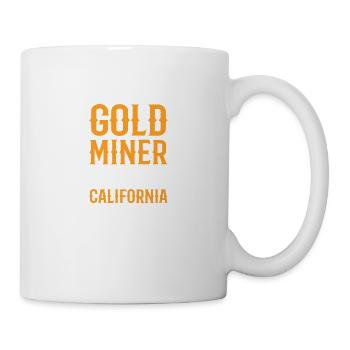 Cadeau des mineurs chercheurs d’or - Mug blanc - blanc - Droite
