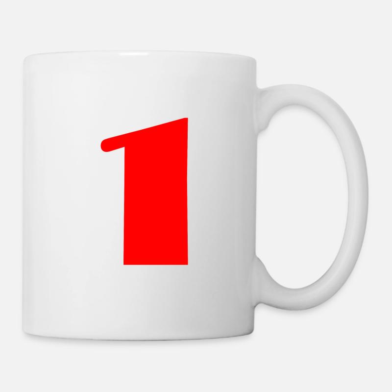 1. 1 YEAR. 1st ANNIVERSARY. 1 YEAR BIRTHDAY - Mug - white