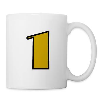 1. 1 YEAR. 1st ANNIVERSARY. BIRTHDAY 1 YEAR. ONE - Mug - white - Right