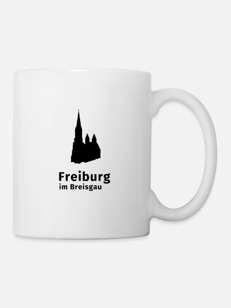 Freiburg im Breisgau - Tasse - Weiß
