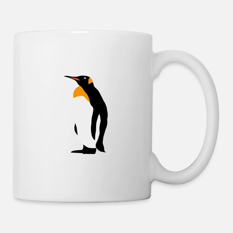 manchot - Mug blanc - blanc