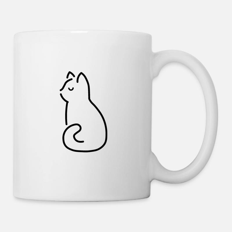 Katzen - Tasse - Weiß