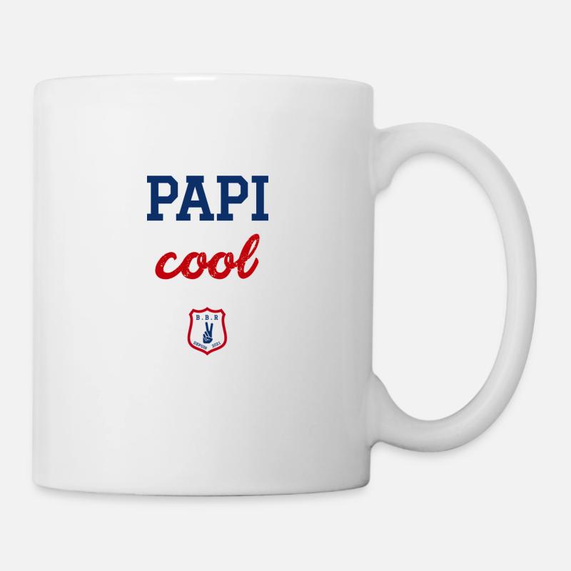 PAPI cool - V doigts - Mug blanc - blanc