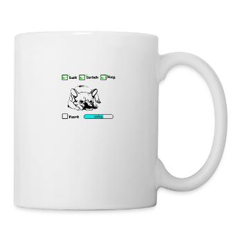 bouledogue français - Mug blanc - blanc - Droite