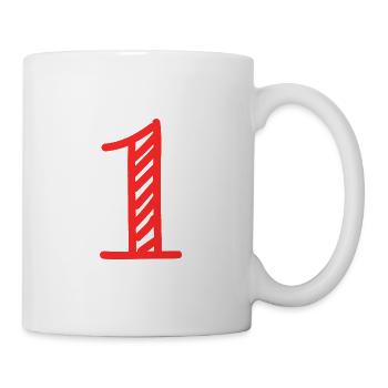 1 JAHR. 1. GEBURTSTAG. GEBURTSTAG 1 JAHR. 1 - Tasse - Weiß - Rechts