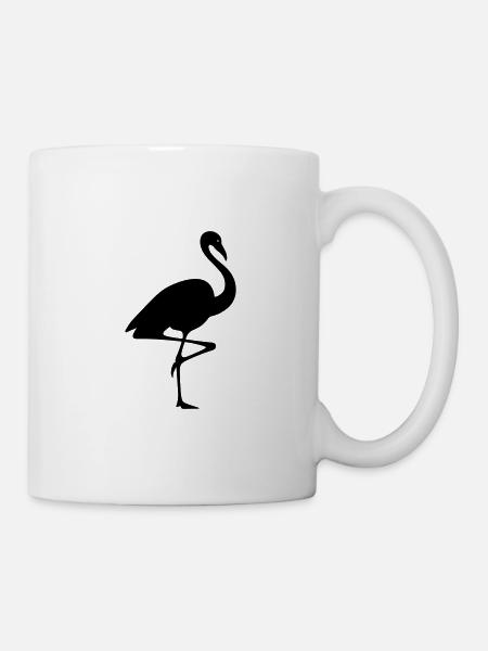 Flamand rose - Mug blanc - blanc