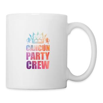 Dicton de l’équipe de la fête de Cancun - Mug blanc - blanc - Droite