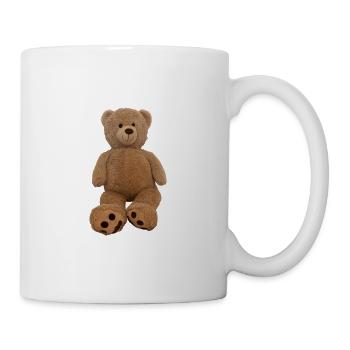 Brown Cuddly Teddy Plush - Mug - white - Right