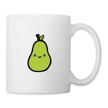 Birne - Tasse - Weiß - Rechts