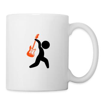 Musik Star mit einer Gitarre - Tasse - Weiß - Rechts