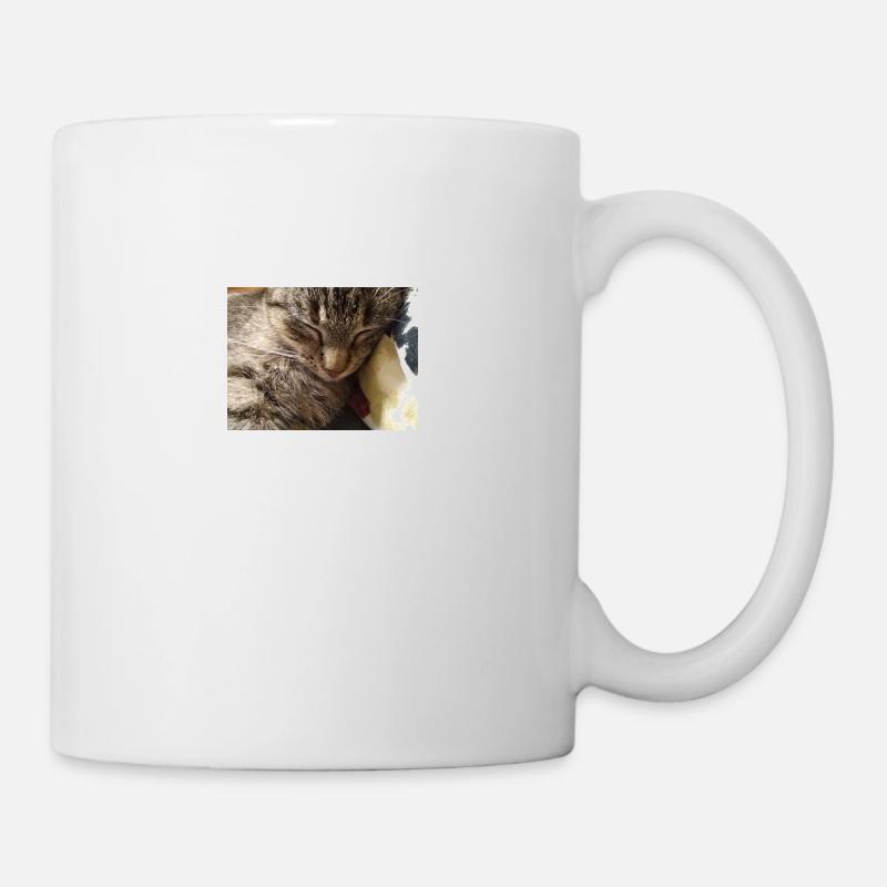 chat, cocur, chatte - Mug blanc - blanc