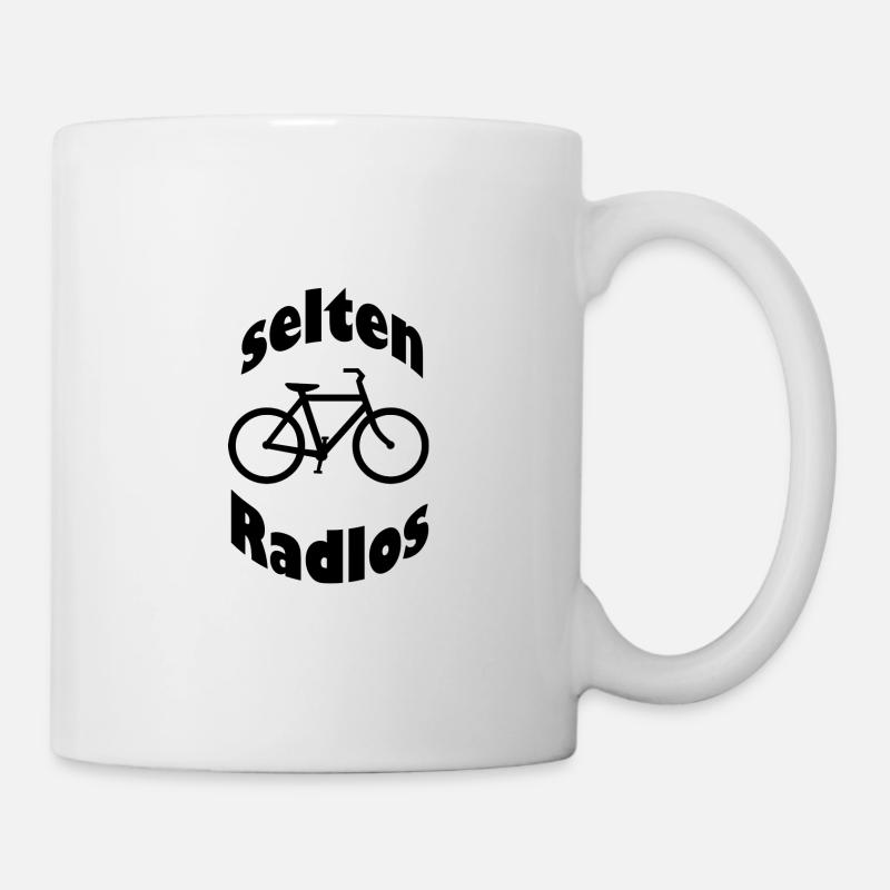 Selten Radlos - Tasse - Weiß
