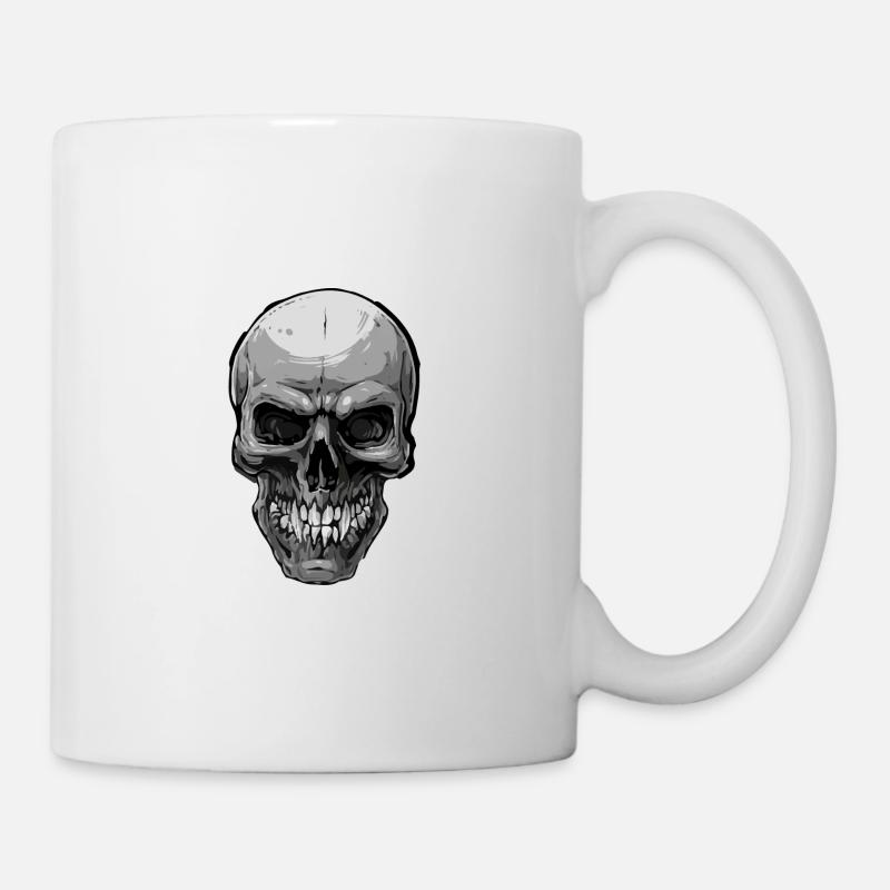 Crâne halloween - Mug blanc - blanc