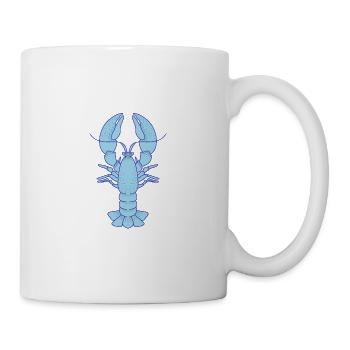 Blue Lobster Pop Art - Mug - white - Right