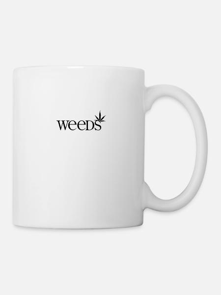 Unkraut - Tasse - Weiß