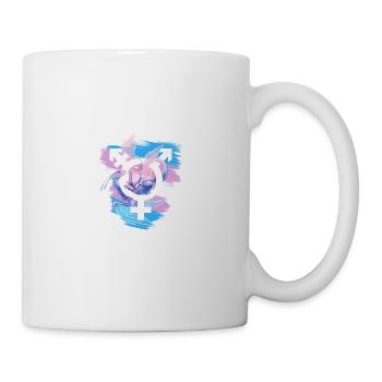 Transgender-Stolz-Drache - Tasse - Weiß - Rechts