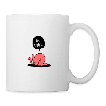 Cat - Meow - Kitten - Hangover - Ok Cool - Mug - white - Right