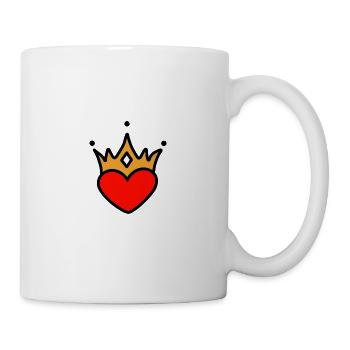 Heart Crown Queen - Mug - white - Right
