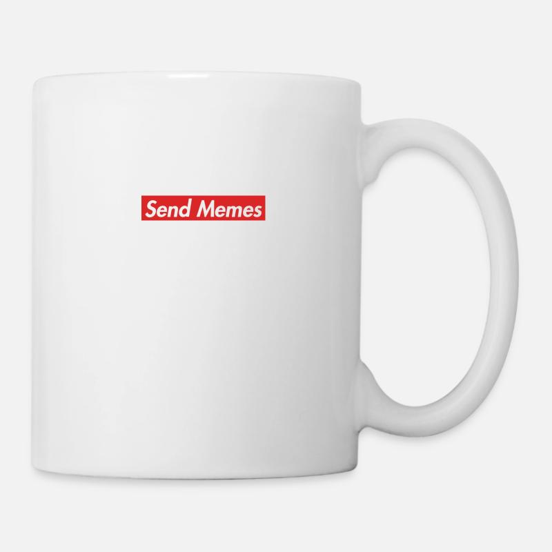 Send Memes - Tasse - Weiß
