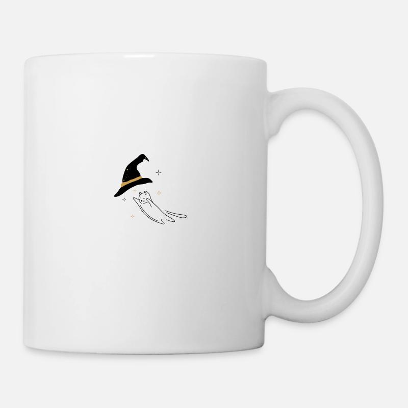 Funny Cat - Gift Halloween Cat Owner - Mug - white