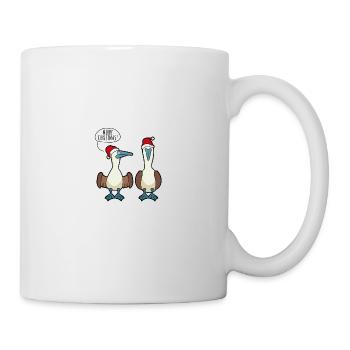 Merry Christmas Blue-footed - Mug - white - Right