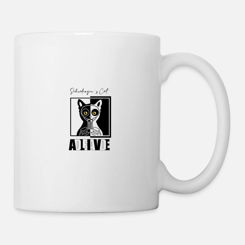 Schrödinger's Cat Dead and Alive - Tasse - Weiß