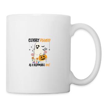 Cleverly Disguised As A Responsible Adult - Mug - white - Right