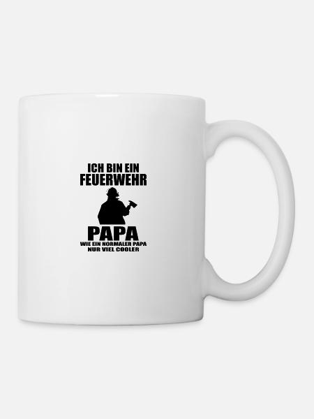 Feuerwehr - Tasse - Weiß