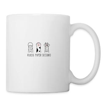 Rock Paper Scissors - Tasse - Weiß - Rechts