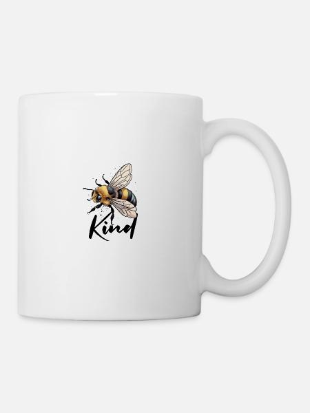 Bee Kind - Tasse - Weiß