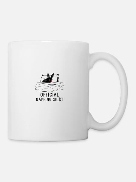 Official Napping Shirt - Tasse - Weiß