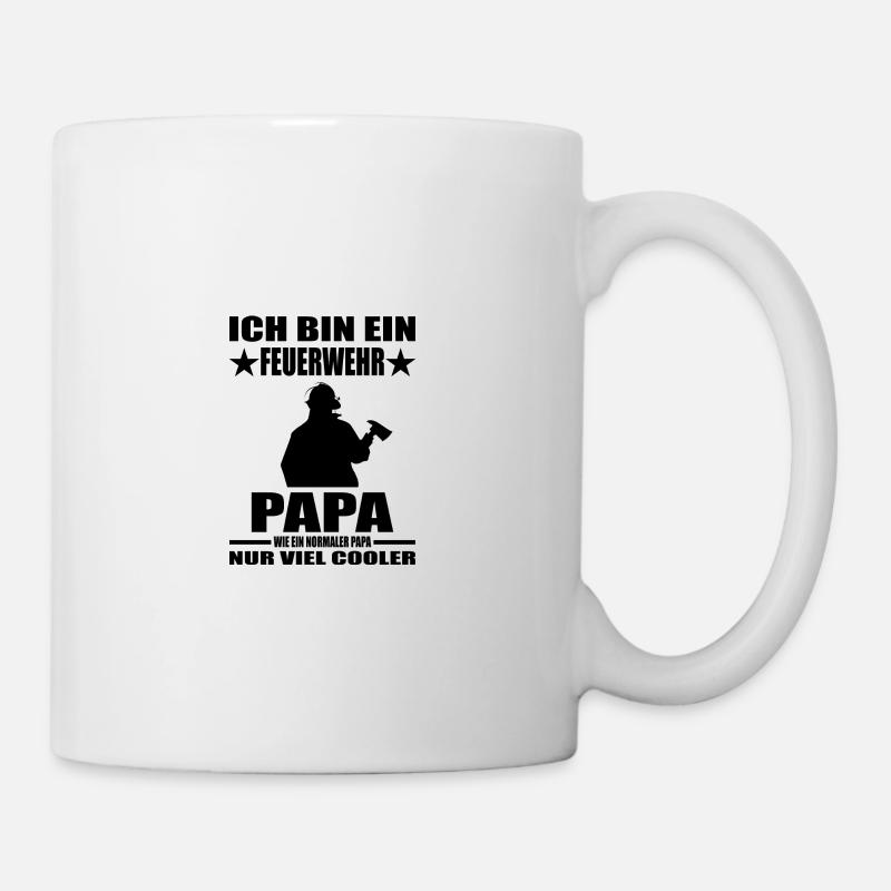 Feuerwehr - Tasse - Weiß