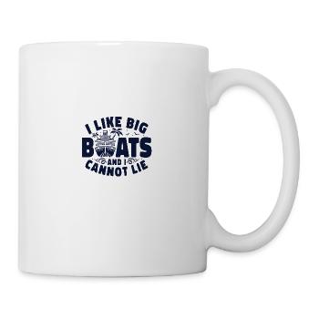 I Like Big Boats and I Cannot Lie - Mug - white - Right