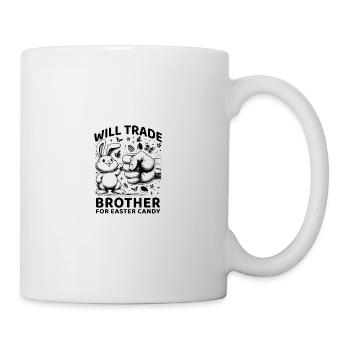 Échangera son frère contre des bonbons de Pâques - Mug blanc - blanc - Droite